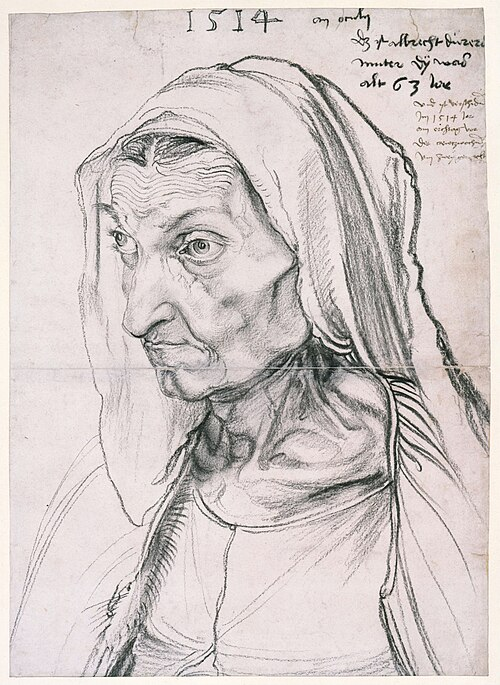 Artist's Mother, Albrecht Dürer 